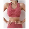 Colete Esportivo Tuem Amazon Europeu e Americano para Mulheres Cintura Alta Levanta Bumbum Body Fitness Bumbum de Pêssego Top de Yoga para Mulheres