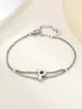 Nuevo Anillo de Acero Inoxidable al por Mayor Transfronterizo 26 Letras Inglesas Anillo de Doble Capa Pulsera Chapada en Oro