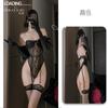 Shuoyao Lencería Sexy Morada de Encaje Una Pieza Uniforme Pura Tentación Pijamas de No Quitarse Tentación Femenina 602