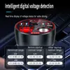 Carregador Inversor para Carro Novo Transfronteiriço 12V24V para 220V Conversor de Potência Universal Carregamento Rápido USB QC3.0