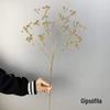Balde de bênção de ano novo festival de lanternas arranjo de flores decoração flor artificial borboleta dourada orquídea palmeira dourada fruta azevinho flor de lótus casamento flor falsa