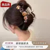 Para cabello fino, pinza de tiburón acrílica marrón para el cabello, peinado semirecogido, nuevo modelo 2026, pasador de lazo, accesorio para el cabello, pinza de garra para mujer