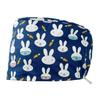 Gorro quirúrgico de dibujos animados para quirófano, estampado, algodón puro, ajustable con hebilla, gorro para mujer con cinta y toalla para el sudor, gorro de médico, farmacia, enfermera