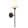Lámpara de Pared de Tela Retro Americana Amazon Dormitorio Mesita de Noche Pasillo Pasillo Sala de Estar Pared de Fondo Cableado-Gratis Lámpara de Pared