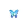 Pendientes de Mariposa con Pedrería de Colores en Plata de Ley S925 para Mujer, de Moda, Frescos, de Gama Alta, Exquisitos y Versátiles Pendientes Dopamina