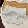 60 Piezas Algodón de Fibra Larga Algodón Puro Mujer Sin Costuras Sencillo 10A Antibacteriano Entrepierna Extendida Cintura Media Bragas para Mujer