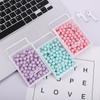 Juego de clips de papel de colores creativos al por mayor con tachuelas de macarrón en caja, clip de cola de milano multifuncional con pin en forma de I