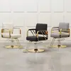 Fábrica de Sillas de Peluquería Puede Personalizar Sillas de Peluquería de Acero Inoxidable Ajustables y Giratorias, Sillas Profesionales de Barbería y Sillas de Peluquería