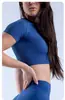 Soporta personalización OEM/ODM para nuevos modelos transfronterizos de tops cortos transpirables para mujer con ombligo descubierto para deportes y uso al aire libre