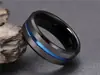 Moda europeia e americana 2023 novo estilo nova cor roxo preto borda inclinada anel bicolor fonte de suprimento transfronteiriça fábrica