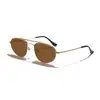 Gafas de Sol Metálicas de Doble Puente Estilo Europeo y Americano Raine para Hombres y Mujeres, Esencial Retro de Streetwear de Alta Gama, Gafas Aviador para Sombra al Aire Libre
