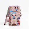 Bolsa diagonal para teléfono móvil al por mayor Nueva Bolsa pequeña para mujer Bolsa de tela para teléfono móvil bolsa vertical para cuello brazo muñeca monedero