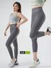 Calças Shark Plus Size Femininas Verão mm Gordas Leggings Três Quartos Podem Ser Usadas Fora Finas Cintura Alta Controle da Barriga Justas Calças de Yoga