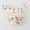 Pantalones de Entrenamiento para Bebé Estilo Coreano Algodón Puro Gasa Pañal Pantalones de Aprendizaje Cubierta de Pañal Impermeable para Bebés Pantalones de Entrenamiento