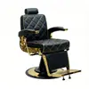 Silla de Peluquería de Lujo Ligero Transfronteriza, Silla Vintage para Peinado con Aceite, Silla Reclinable Ajustable para Salón de Peluquería, Silla Vintage para Peinado con Aceite