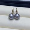 Aretes de Zapato de Tacón Alto de Plata de Ley S925 Yuhe con Perlas de Agua Dulce de Alto Brillo, Ganchos Versátiles y Elegantes, Disponibles en Múltiples Colores, Perlas Blancas