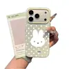 Aplicável à capa de celular Apple 18ProMax iPhone17 fofo 16Pro desenho animado à prova de choque 15 bolinhas coelho Miffy