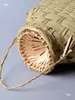 Cesta de pesca para peces jaula para anguilas amarillas jaula de peces tejido de bambú cesta de bambú cesta para recoger té hecha a mano pura accesorio de actuación artesanal decoración