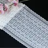 Encaje de Nylon de Alta Elasticidad Estilo Francés Adorno de Encaje Ancho Accesorios para Ropa Accesorios Grandes para Sujetador y Ropa Interior