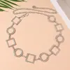 Nova corrente de cintura e corrente de umbigo boêmia transfronteiriça, cinto de metal vintage de alta qualidade para mulheres, acessório de estilo étnico de nicho