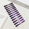 Tiras para Unhas de Manicure Olho de Gato com 24 Peças, Venda Direta de Fábrica de Diversas Unhas Prontas, Unhas Postiças Usáveis Atacado Personalização