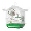 Jaula para Pájaros Pequeños, Periquitos Australianos, Periquitos y Pinzones, Jaula Grande de Lujo Estilo Villa Ecológica para Uso Doméstico
