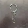 Chaveiro em forma de C, chaveiro dourado, fivela de oito, fivela de anel D em liga de zinco, fecho lagosta, acessórios de pingente DIY, atacado
