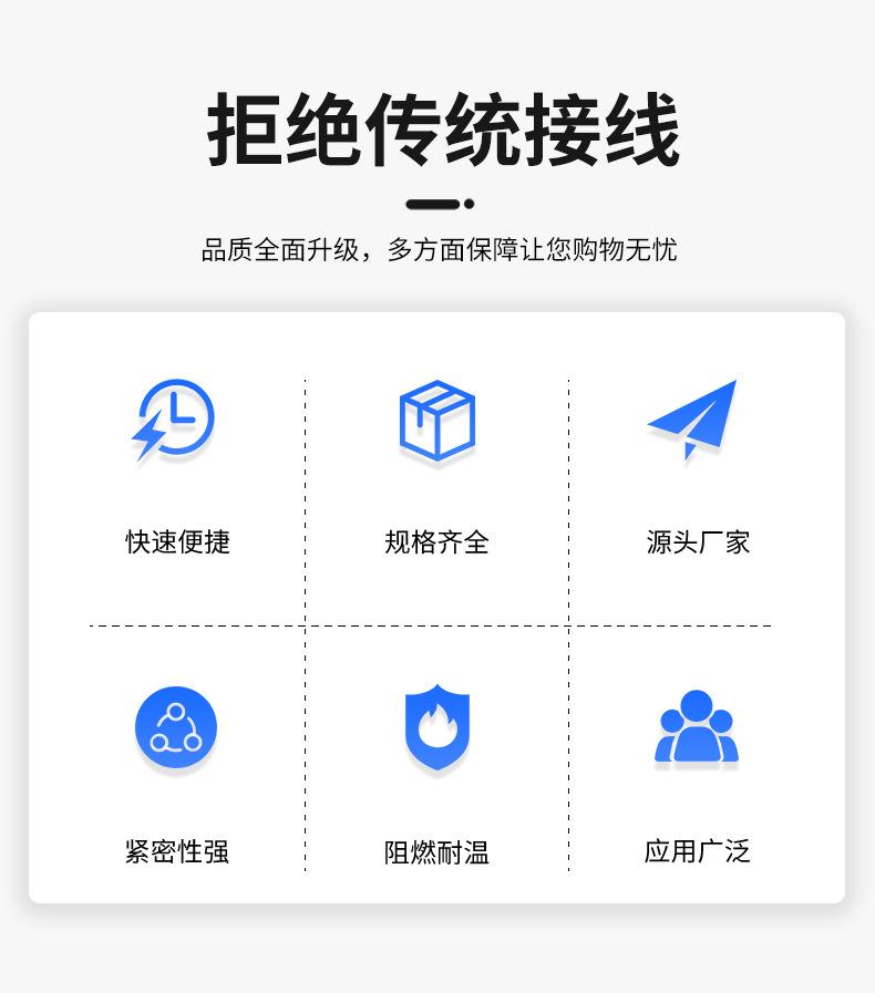 导轨式大电流接线端子