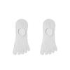 Calcetines de cinco dedos para niños, de primavera y verano, de algodón peinado fino, con puntera dividida, invisibles, para yoga, de silicona, antideslizantes, para pilates.