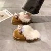 Nuevas Zapatillas de Muñeca Lindas Simples de Punta Cerrada para Mujer Otoño/Invierno 2025, Zapatillas de Algodón Cálidas Cómodas Casuales Antideslizantes para Mujer