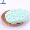 Algodón de pulpa de madera de celulosa algodón de baño borla de maquillaje varios colores esponja absorbente guía de líquido suave amigable con la piel