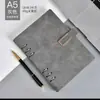 Cuaderno de Hojas Sueltas A5B5 Libro de Actas Desmontable con Hebilla Bloc de Notas de Trabajo Logo Imprimible Creativo Moderno