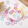 DIY Tela Doble Cara Recorte Corazón Estrella de Cinco Puntas Bidimensional Ropa Bolsas Funda de Teléfono Móvil Accesorios Decorativos Mayoreo