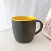 Fornecimento Direto da Fábrica Cerâmica Le You Caneca Fosca Sem Brilho Caneca Jateada Estampa de Logo Fabricação Personalizada de Caneca de Cerâmica Caneca de Presente