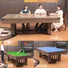 Mesa de Bilhar Integrada, Mesa de Bilhar Multifuncional para Interior, Mesa de Tênis de Mesa, Mesa Padrão para Hóquei no Gelo Americano para Adultos, Le De Zhu