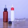 Botellas de Plástico para Exprimir de 60 ml a 500 ml con Tapa de Gel y Boquilla Puntiaguda Botellas Dispensadoras de Color Pigmento Esencia