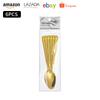 Vajilla de Columna Romana Transfronteriza Paquete de 6 Cuchillo Tenedor Cuchara Supermercado de Medio Oriente Comida Occidental Cuchillo Tenedor para Filete Cuchara de Titanio Bolsa de PVC