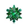 Novo broche de cristal elegante de moda europeia e americana, liga de strass, corpete em estoque, acessórios para roupas, alfinete