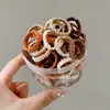 Diadema Casual Femenina Estilo K Anillo para Cabello Fino Popular Ins Cabello Banda Elástica Pequeña Diadema Elegante para Niña Cuerda para el Cabello