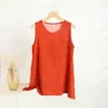 Colete de algodão estilo chinês, modelagem solta, para pessoas de meia-idade e idosos, novo modelo de verão, alta qualidade, estiloso, modelagem solta, blusa plus size para mães