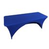 Funda de Mesa Exhibición Curva Elástica Transfronteriza Mesa Rectangular Moderna Simple Resistente al Desgaste Mantel Elástico para Conferencias Bodas Hoteles