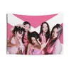 Banner de Tapeçaria com Padrão de Grupo de Mulheres Transfronteiriço 60x 90cm Tecido de Fundo de Cabeceira de Quarto Banner de Estrela gidle