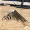 Juego de Llaves Allen en L con Cabeza de Bola Hexagonal Acero 45 Extendida Endurecida Tornillo Estrella Cruz t Llave Fabricante Mayorista