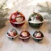 Pingente de Sino do Papai Noel de Ferro Transfronteiriço Decoração de Árvore de Natal Retrô Enfeites Pendurados Presentes para Atacado