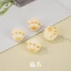 Jade Branco Natural Raiz de Bodhi Carvão Torrado Garra de Gato Contas Soltas Acessórios Colar Pulseira Feito à Mão DIY Dedo Envolto em Argolas Macias para Meninas