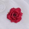 Tela de lana con borde rizado rosa multicolor cabeza de flor de rosa flor de boda especial pared de flores de primavera simulación de cascada de rosas flor