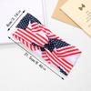 Diadema Deportiva para Yoga con Bandera Americana Día de la Independencia Ancha para Correr Fitness Absorbente de Sudor Diadema Elástica con Nudo