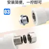 Tapón de Tubería de Agua de Cobre Puro, Tapa Roscada, Tapón para Agujero de Pared, Tapón Ciego de Cuatro Puntos, Tapa de Tubería, 1/2 Pulgada, 3/4 Pulgada, Tapa de Tapón Roscado Interno y Externo