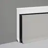 Rodapié autoadhesivo de PVC rodapié blando línea de rodapié de goma tira de acabado impermeable línea de esquina de zócalo