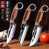 Faca para Desossar Forjada, Faca de Cozinha para Cortar e Descascar Carne, Faca para Comer Carne ao Ar Livre, Faca de Carne Mongol Manual, Faca Afiada para Frutas